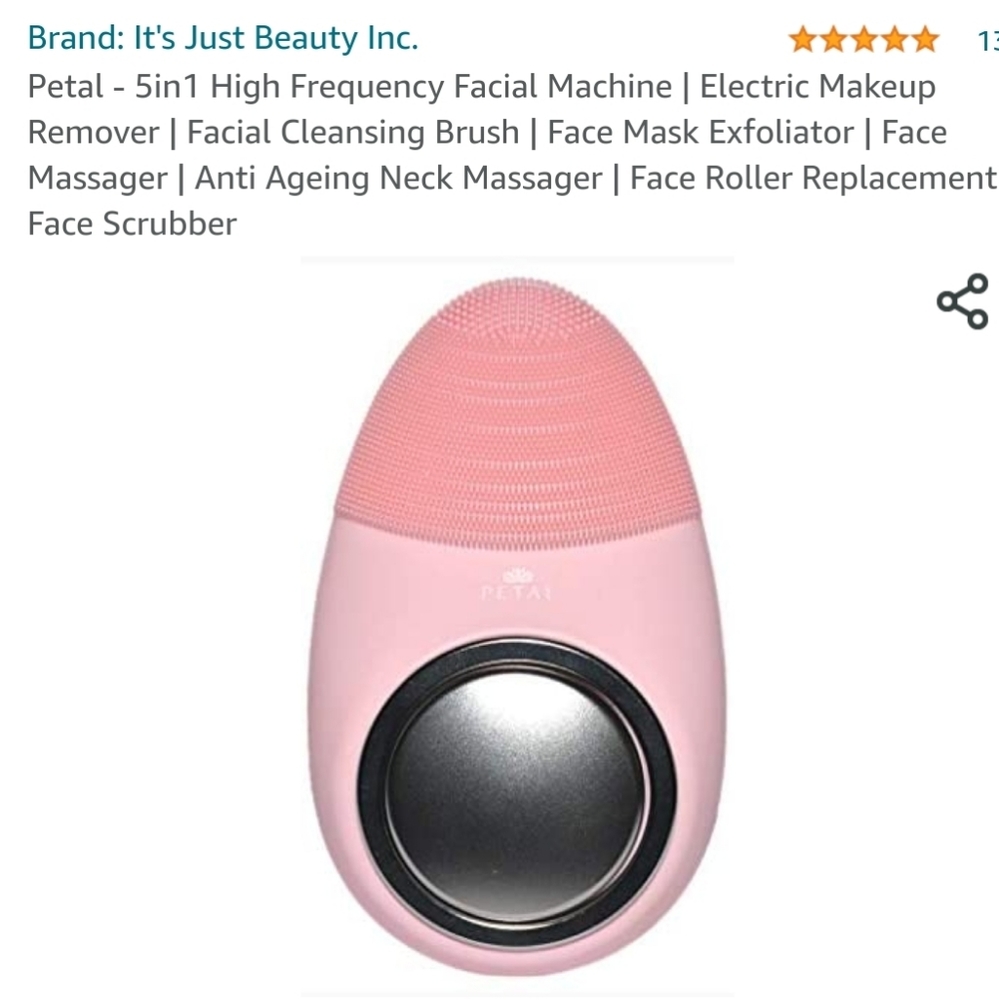 Petal 5 in 1 high frequency facial machine d2